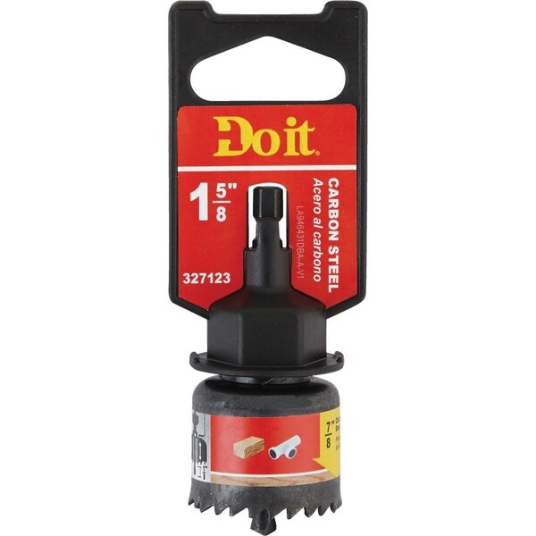 All-Source 1-5/8 In. Carbon Steel Hole Saw with Mandrel - 946431DB