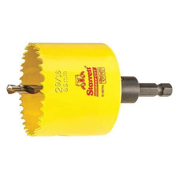 Starrett 2-9/16" (65mm) Bi-Metal HSS Hole Saw with Arbor - ADCH0296