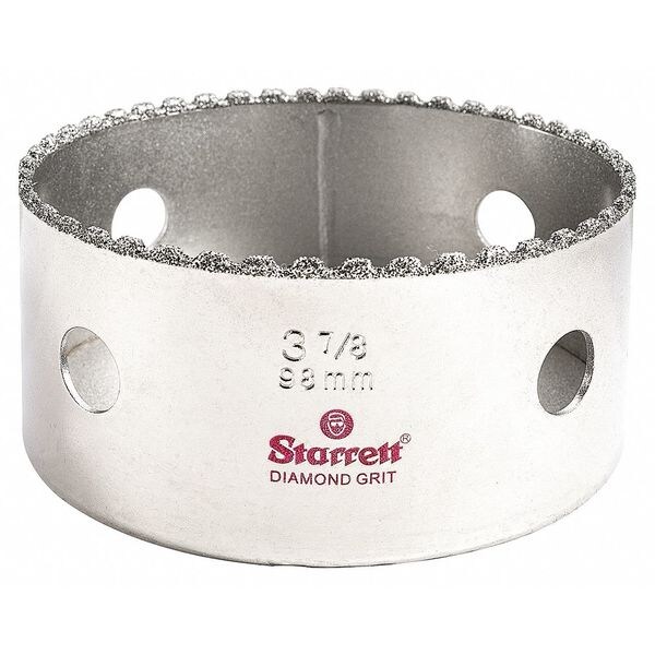 Starrett 3-7/8" Synthetic Diamond Grit Hole Saw - KD0378-N