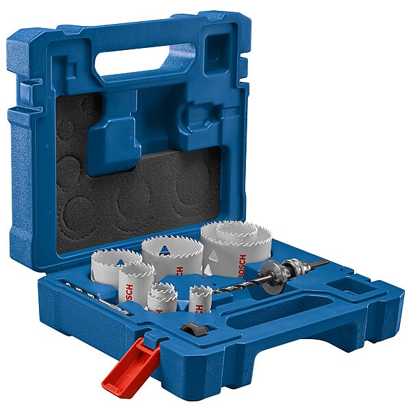 Bosch Hole Saw, 1/4" Hex, Teeth per Inch 5, PK12 - HBT12EL