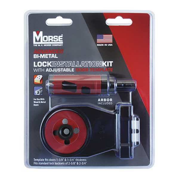 Morse Hole Saw Kit, Saw Sizes 1" to 2-1/8" - MHSALKIT1