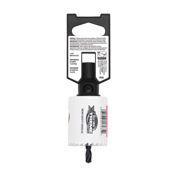 Blu-Mol Xtreme Blu-Mol Xtreme 1-5/8 in. Bi-Metal Hole Saw 1 pk - E0217035