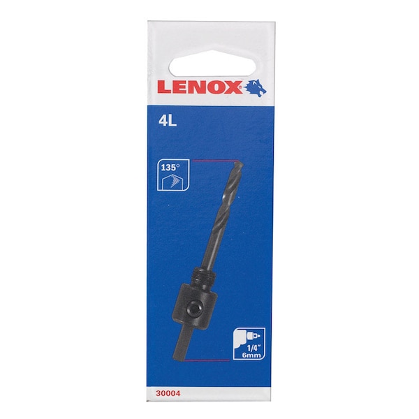 Lenox Lenox 5 in. L Hole Saw Mandrel 9/16 in. 1-3/16 in. 1/4 in. 3-Flat 1 pc - 1779803