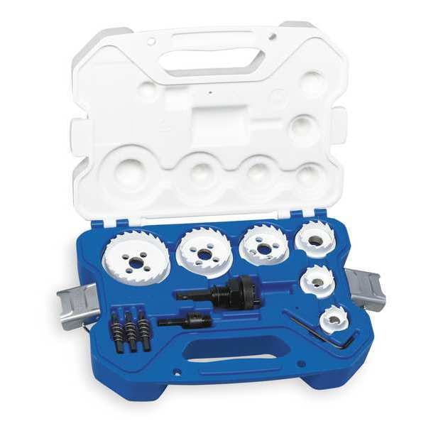 Lenox Hole Cutter Kit, 7/8 to 2 1/2 In, 15 Pc - 30878-500CHC