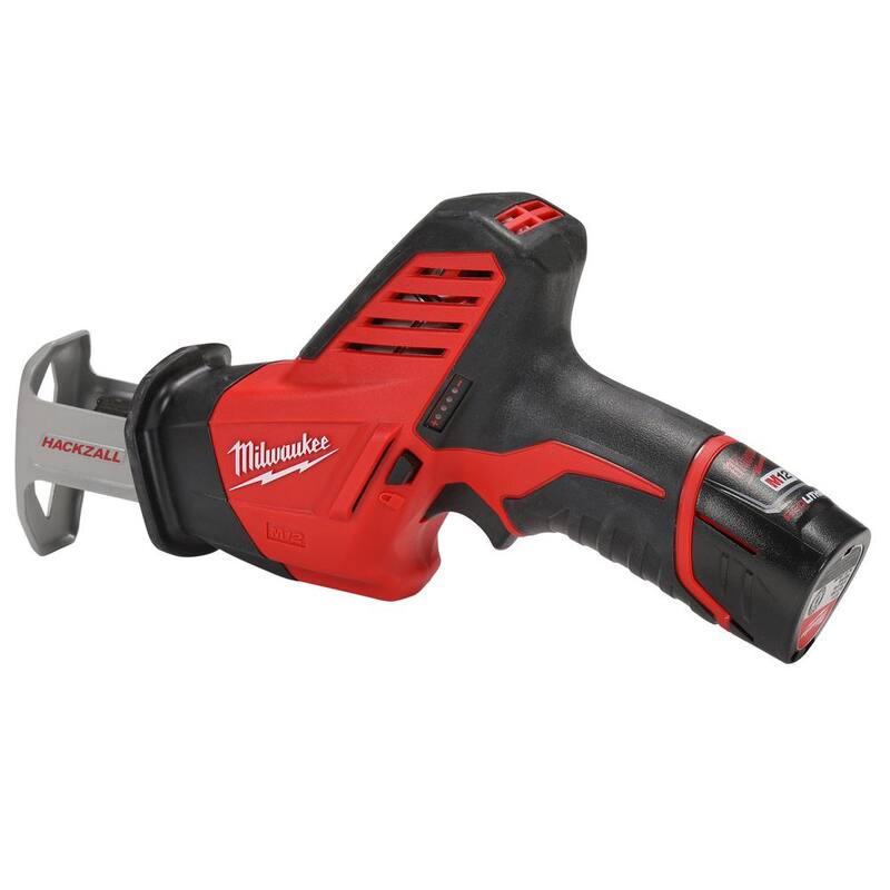 Juego de herramientas inalámbricas Milwaukee M12 12V de iones de litio (3 herramientas) con (2) baterías de 1.5Ah, (1) cargador, (1) bolsa para herramientas - 2498-23