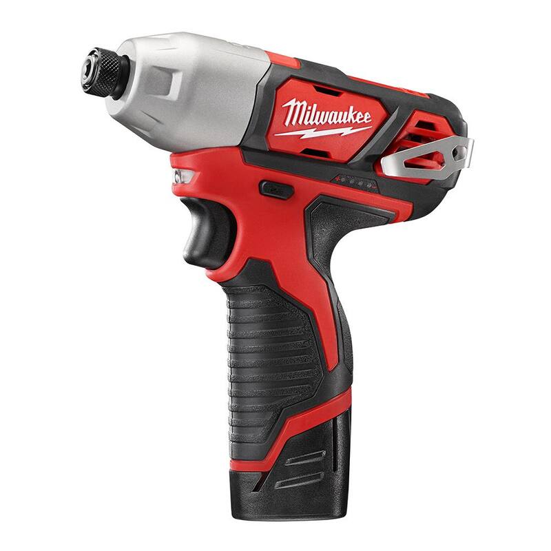 Kit de herramientas inalámbricas combo Milwaukee M12 12V de iones de litio (8 herramientas) con (2) baterías de 1.5Ah y (1) de 3.0Ah, (1) cargador, (1) bolsa de herramientas - 2495-28