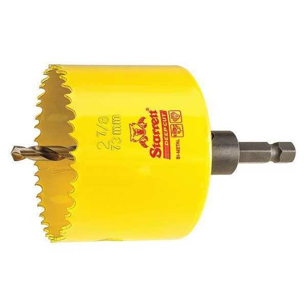 Starrett 2-7/8" (73mm) Bi-Metal HSS Hole Saw with Arbor - ADCH0278
