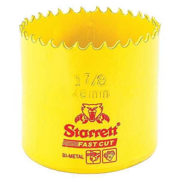 Starrett Bi-Metal Fast Cut Hole Saw 1-7/8" (48mm) - FCH0178-G