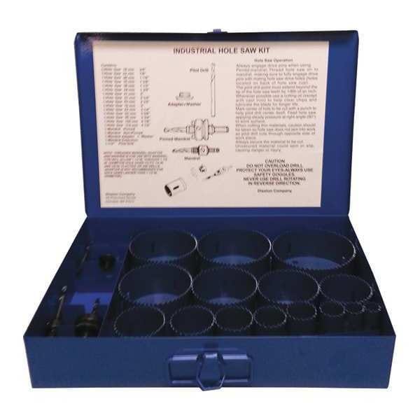 Blu-Mol Industrial Bi-Metal Hole Saw Kit, 20 pcs. - 9599