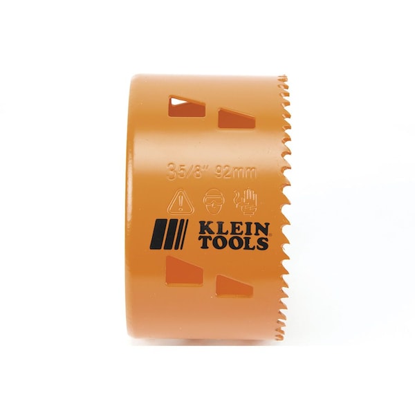 Klein Tools Bi-Metal Hole Saw, 3-5/8-Inch - 31958