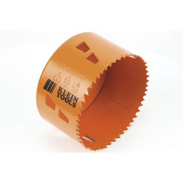Klein Tools Bi-Metal Hole Saw, 3-5/8-Inch - 31958