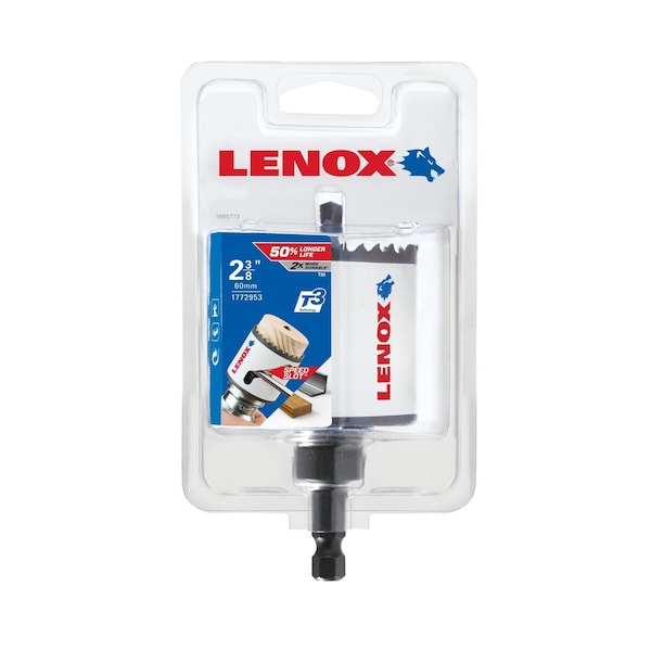 Lenox Lenox Speed Slot 2-3/8 in. Bi-Metal Hole Saw 1 pc - 1772953