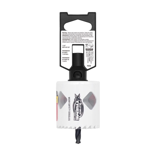 Blu-Mol Xtreme Blu-Mol Xtreme 1-7/8 in. Bi-Metal Hole Saw 1 pk - E0217033