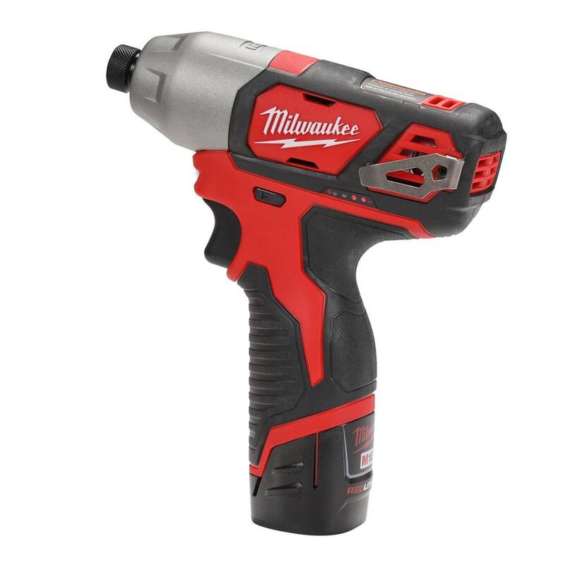 Milwaukee M12 Kit combinado inalámbrico de 12V de iones de litio (3 herramientas) con herramienta rotativa M12 - 2498-23-2460-20.