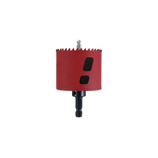 Morse Hole Saw, Advanced, Series: MHSA, 45 mm dia, 1-15/16 in Cutting Depth, M42 HSS-Co 8 Cutting Edge, Bi - MHSA285C
