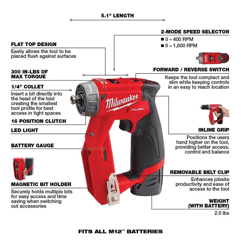 Milwaukee M12 FUEL 12V Lithium-Ion Brushless Cordless 4-in-1 Installation 3/8 in. Drill Driver & Multi-Tool Combo Kit (2-Tool) - 2505-22-2526-20

Kit Combo de 2 herramientas Milwaukee M12 FUEL 12V de iones de litio sin escobillas inalámbrico de 4 en 1 para instalación con taladro/driver de 3/8 de pulgada y multi-herramienta - 2505-22-2526-20