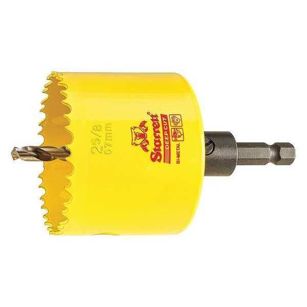 Starrett 2-5/8" (67mm) Bi-Metal HSS Hole Saw with Arbor - ADCH0258