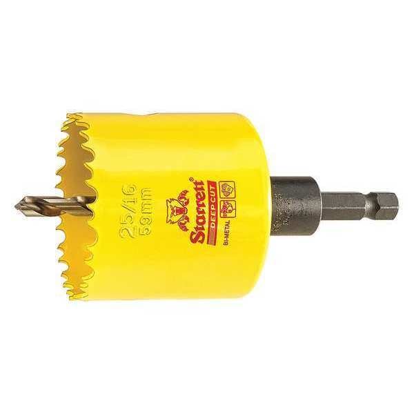 Starrett 2-5/16" (59mm) Bi-Metal HSS Hole Saw with Arbor - ADCH0256