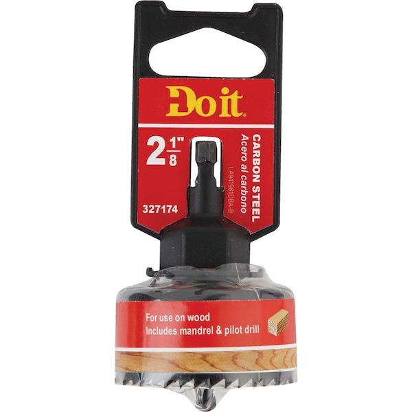 All-Source 2-1/8 In. Carbon Steel Hole Saw with Mandrel - 941961DB