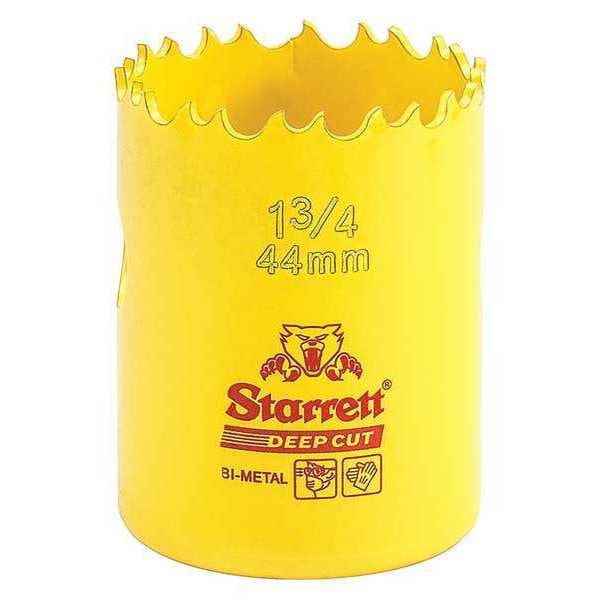 Starrett Bi-Metal Fast Cut Hole Saw 1-3/4" (44mm) - DCH0134-G