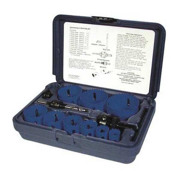 Blu-Mol Journeyman Bi-Metal Hole Saw Kit, 13 pcs. - 9596