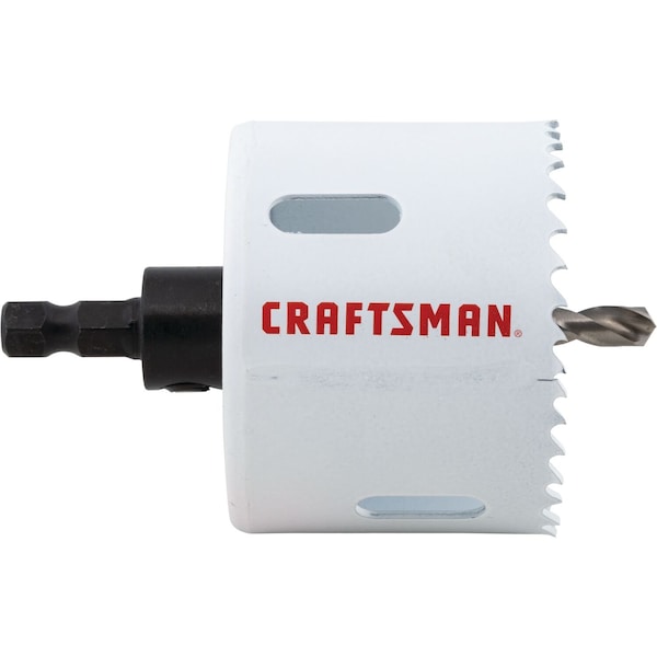 Craftsman Bi-Metal Hole Saw With Arbor, 2-1/2 - CMAH1212A
