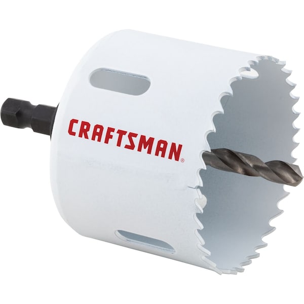 Craftsman Bi-Metal Hole Saw With Arbor, 2-1/2 - CMAH1212A