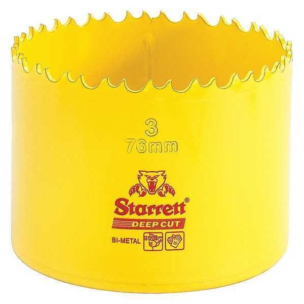 Starrett Bi-Metal Fast Cut Hole Saw 3" (76mm) - DCH0300-G