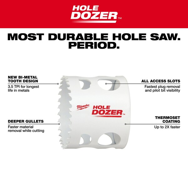 Milwaukee Tool 5 in. HOLE DOZER Bi-Metal Hole Saw - 49-56-0243