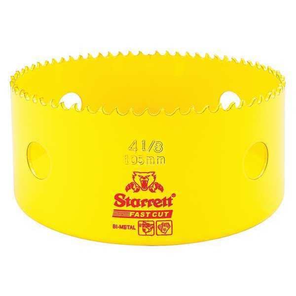 Starrett Bi-Metal Fast Cut Hole Saw 4-1/8" (105mm) - FCH0418-G