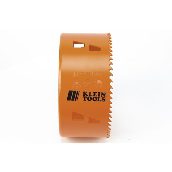 Klein Tools Bi-Metal Hole Saw, 4-1/2-Inch - 31972
