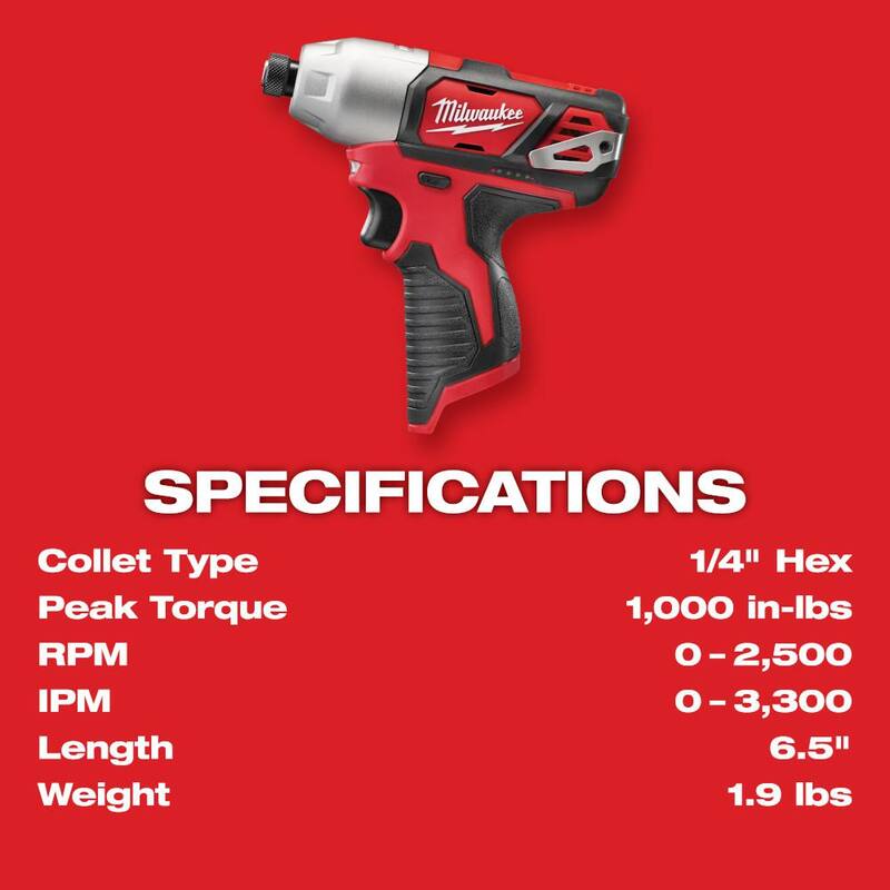 Milwaukee M12 12V Li-Ion Inalámbrico Combo Kit de 4 Herramientas w (2) Baterías Compactas de 1.5Ah y Cargador w Juego de Vasos Métricos de 1/2 pulgadas (29 piezas) - 2497-24H-49-66-7015