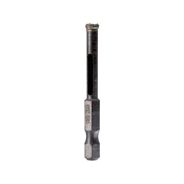 Spyder 3/16-In Arbored Diamond Grt Hole Saw Bit - 600846