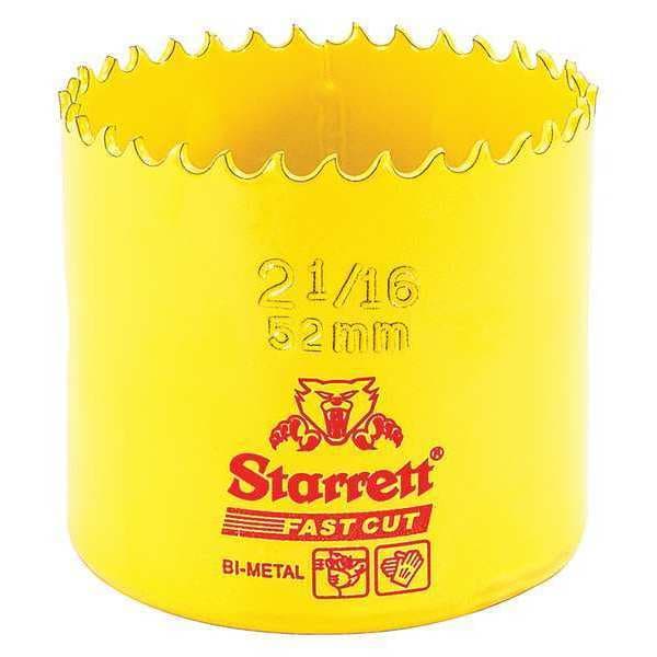 Starrett Bi-Metal Fast Cut Hole Saw 2-1/16" (52mm) - FCH0216-G