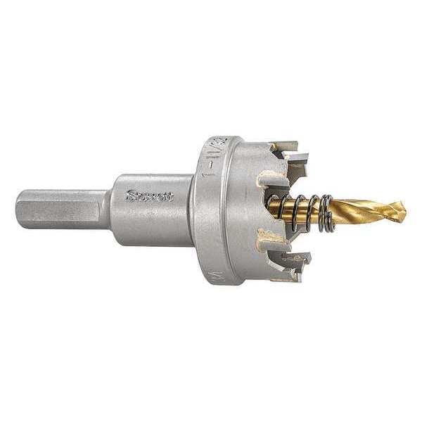 Starrett Carbide Tipped Hole Saw, 1-11/32", 34mm - SM34