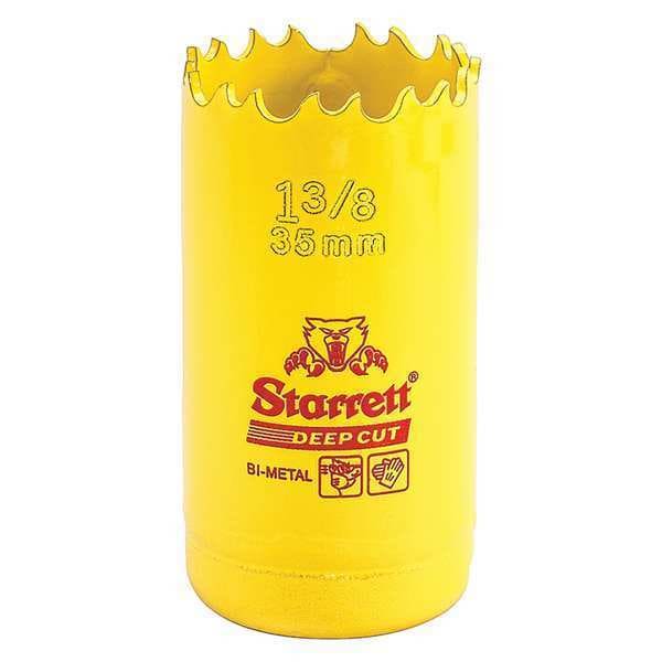 Starrett Bi-Metal Fast Cut Hole Saw 1-3/8" (35mm) - DCH0138-G