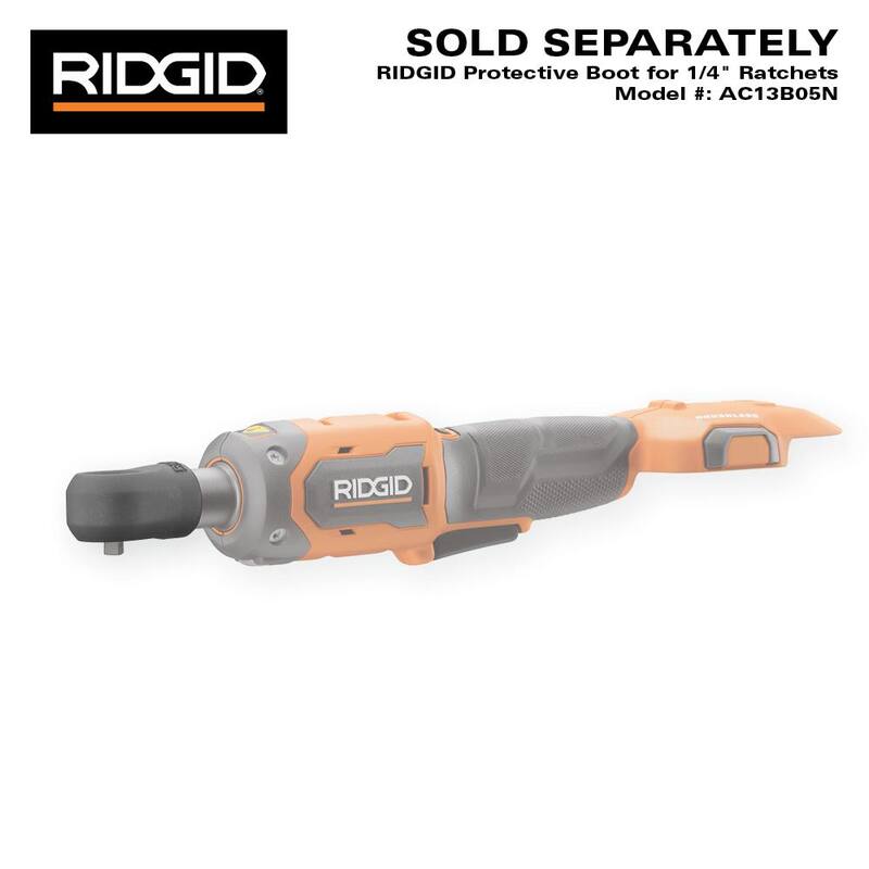 Kit combinado inalámbrico sin escobillas de 2 herramientas RIDGID 18V con trinquete de 3/8 pulgadas, trinquete de 1/4 pulgadas y bolsa (solo herramientas) - R96011SBN