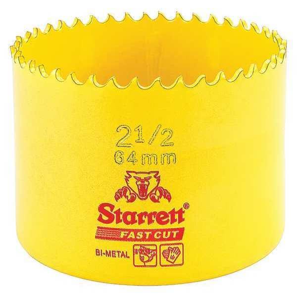 Starrett Bi-Metal Fast Cut Hole Saw 2-1/2" (64mm) - FCH0212-G