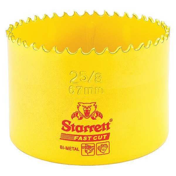 Starrett Bi-Metal Fast Cut Hole Saw 2-5/8" (67mm) - FCH0258-G