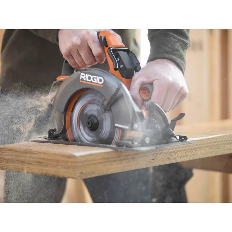 Kit combinado RIDGID 18V sin escobillas inalámbrico de 9 herramientas con (2) baterías de salida máxima de 2.0 Ah y (1) de 4.0 Ah, cargador y bolsa de herramientas - R96265N