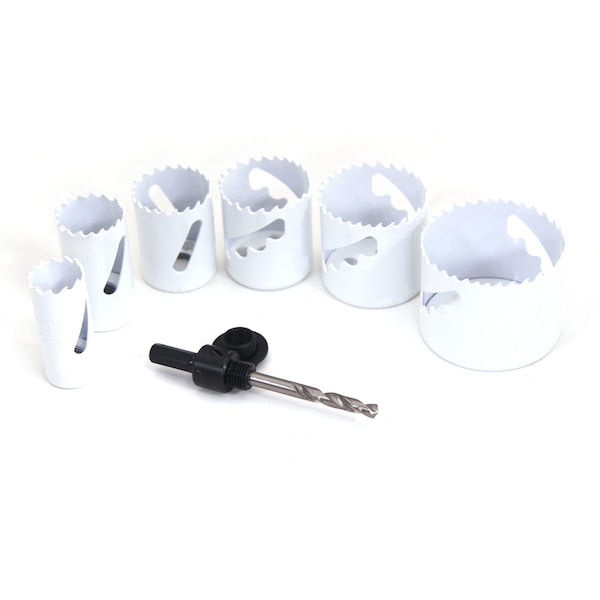 Richelieu (7-Piece) 1-inch (25 mm) to 2 1/2-inch (64 mm) Bi-Metal Hole Saw Set - 988141