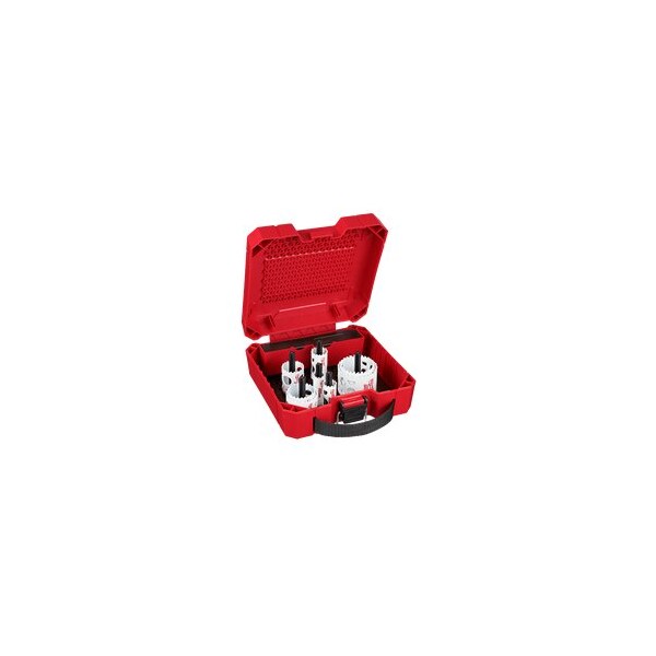Milwaukee Tool 12-Pc Hole Dozer 3.5 Tpi Bi-Metal Plumbers Hole Saw Kit - ML49-22-4143