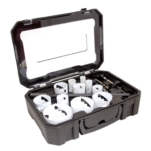 Richelieu (16-Piece) 3/4-inch (19 mm) to 2 1/2-inch (64 mm) Bi-Metal Hole Saw Set - 988231