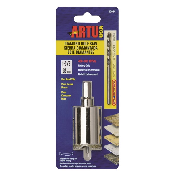 Artu 1-3/8" Diamond Hole Saw - 02964