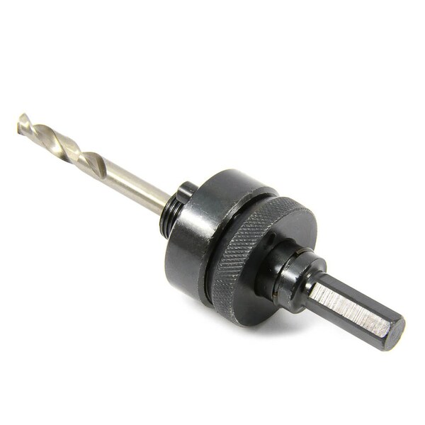 Forney Hole Saw Mandrel, Number 12 Pilot Drill and 3/8 in Shaft - 20758