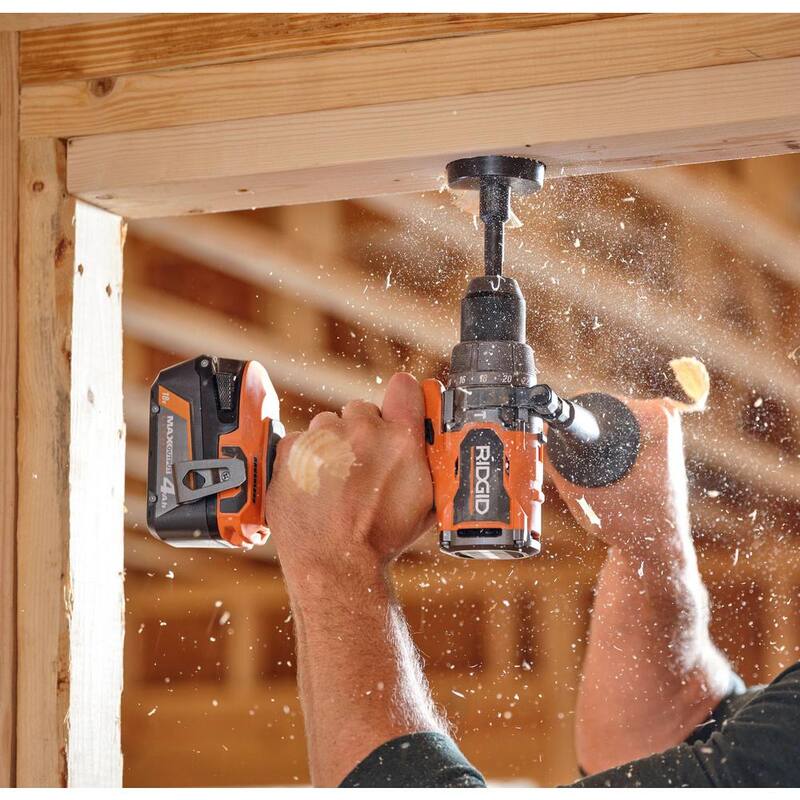 RIDGID 18V Juego de Combos de 9 Herramientas con Tecnología Brushless y Baterías de Salida Máximas de 6.0 Ah y 2.0 Ah con Cargador - R96267