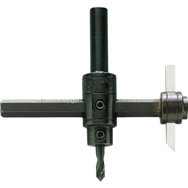 General Tools Circle Cutter, 134 to 778 in Dia Cutting, Steel - 55