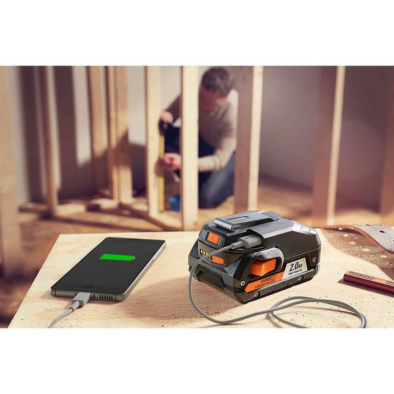 Inflador de alta presión inalámbrico de 18V y fuente de energía portátil con botón de activación (solo herramientas) - R87044-AC86072B