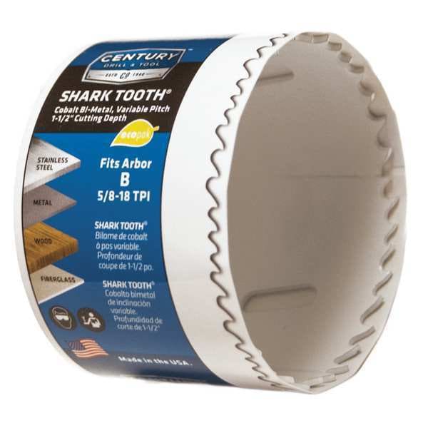 Century Drill & Tool 2-3/8" Bi-Metal Hole Saw Shark Tooth - 05038