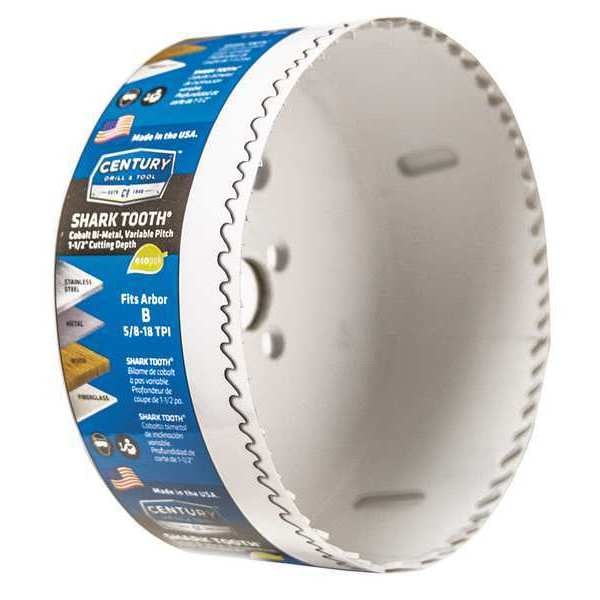 Century Drill & Tool 4" Bi-Metal Hole Saw Shark Tooth - 05064